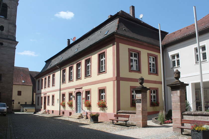 Das Rathaus in Spalt, das sog. „Luberhaus“, wurde erweitert gemäß den Bestimmungen des Dankmalschutzes.